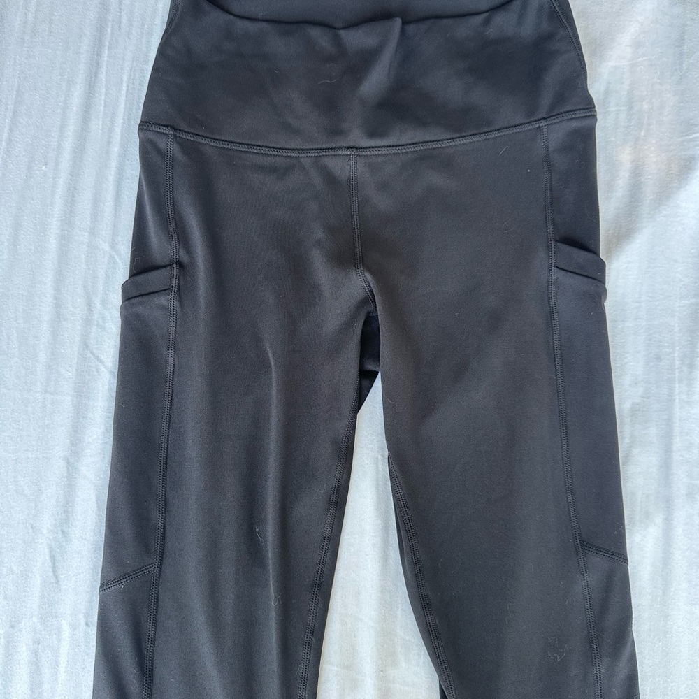 (2/$20) Fabletics black Leggings with pockets